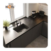 OEM High Quality Koris Black Marble Slab Black Acrylic Solid Surface Sheets Modern Home Kitchen Countertops Black Artificial Stone