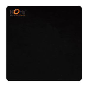 Thermoforming Solid Surface Black Artificial Stone Pure Acrylic Solid Surface Sheet 