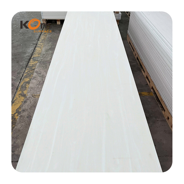 Marble Pure Acrylic Solid Surface 6mm Sheet for Wall Decor for Apartments Artificial Marble Stone
