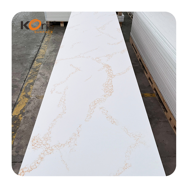 Best Selling Calacatta Marble Slab for Wall Background in Hotels Acrylic Solid Surface Marble Sheet