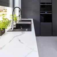 Koris 12mm white color acrylic solid surface sheets for kitchen countertops