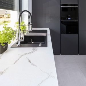 Koris 12mm white color acrylic solid surface sheets for kitchen countertops