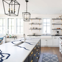Kitchen Countertops Artificial Marble White Panel Acrylic Solid Surface Sheet for Kitchen Countertops/ Shower Walls