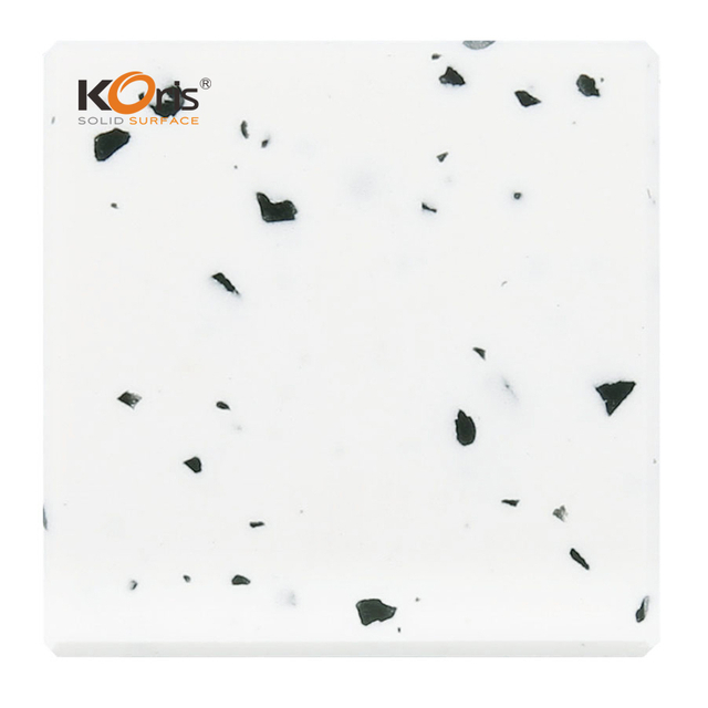 Korian Pure White Sands Pattern Pure Acrylic Solid Surface Sheet for Kitchen Countertops/vanity Tops/table Tops
