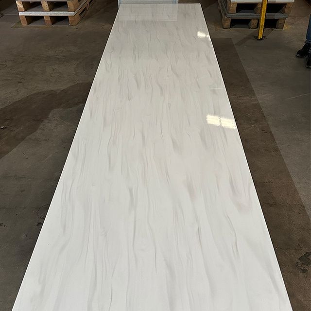Koris 12mm white color acrylic solid surface sheets for kitchen countertops