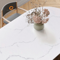 Free Samples Acrylic Solid Surface Countertops Artificial Marble Patterns for Residential Table Top