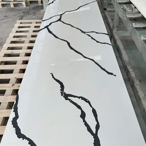 High Quality White Marble Acrylic Solid Surface Sheets Big Slabs for Kitchen Countertops