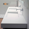 12mm Designer White Polyester Acrylic Sheets Artificial Solid Surface Stone for Bathroom Cabinet And Vanity Top