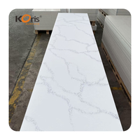 Calacatta White Marble Modified Acrylic Solid Surface Marble Sheet Wall Panel