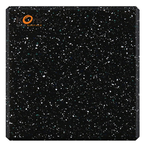 Black Solid Surface Artificial Stone Building Material Acrylic Solid Surface Sheets for Kitchen Countertops