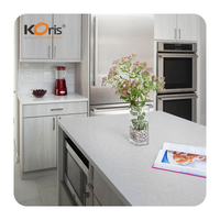 Home Appliances White Marble Waterfall Kitchen Artificial Stone Acrylic Solid Surface for Kitchen Countertops