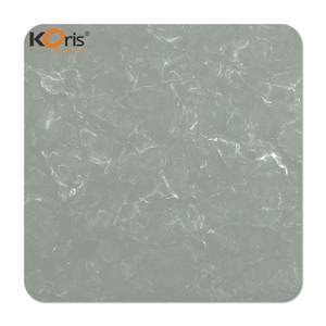 Koris Solid Surface Grey Marble Stone MMA Artificial Stone Textured Stone For Wall Panels