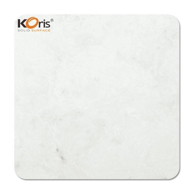 White Marble 12mm 18mm 20mm Big Slabs Acrylic Solid Surface Sheets 