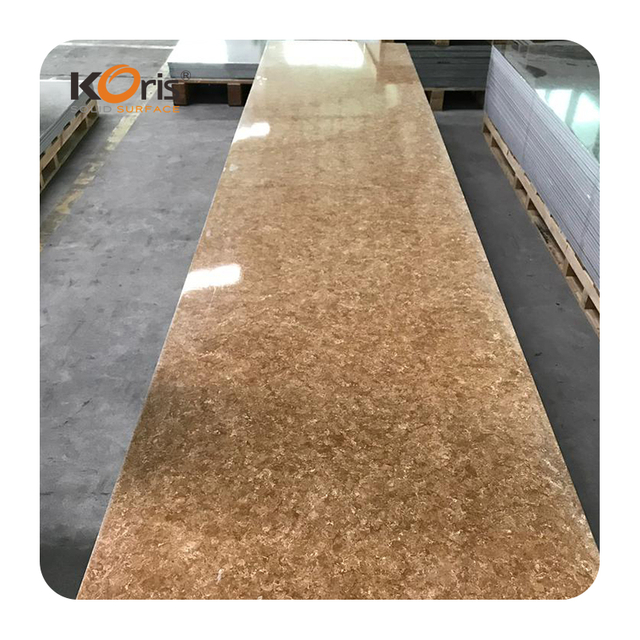 Over 600 Colors Solid Surface Artificial Stone Acrylic Solid Surface Sheets for Benchtop Counter Tops Vanity Tops