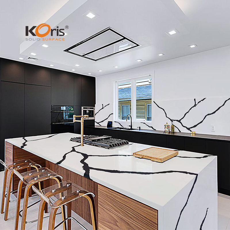 solid surface kitchen countertops