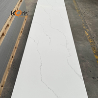 Calculata White Artificial Marble Solid Surface Acrylic Countertops