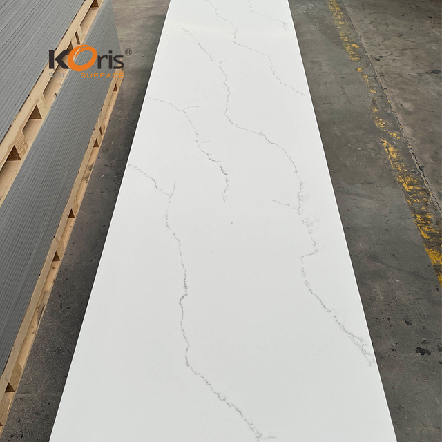 Calculata White Artificial Marble Solid Surface Acrylic Countertops