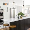 White Acrylic Solid Surface Kitchen Countertops Artificial Marble