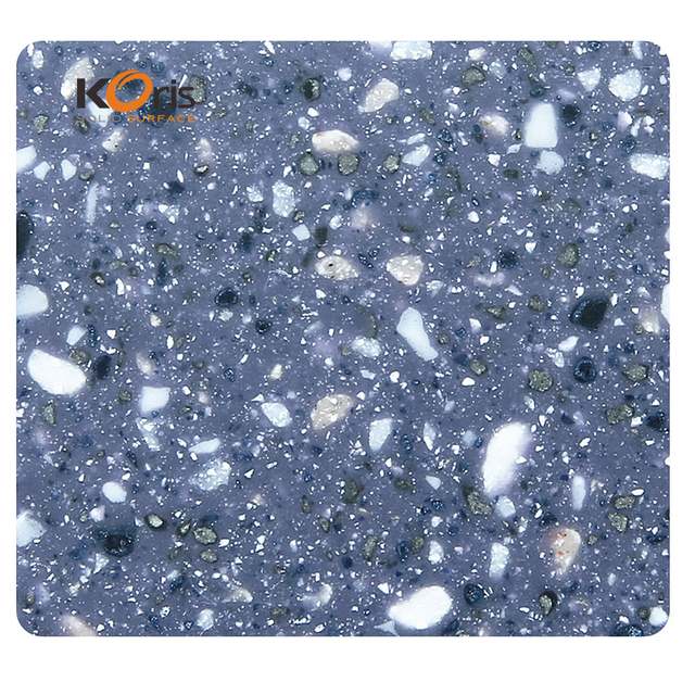 Sands Solid Surface Countertops Blue Color Artificial Stone 12mm Hi Macs Acrylic Solid Surface Sheets