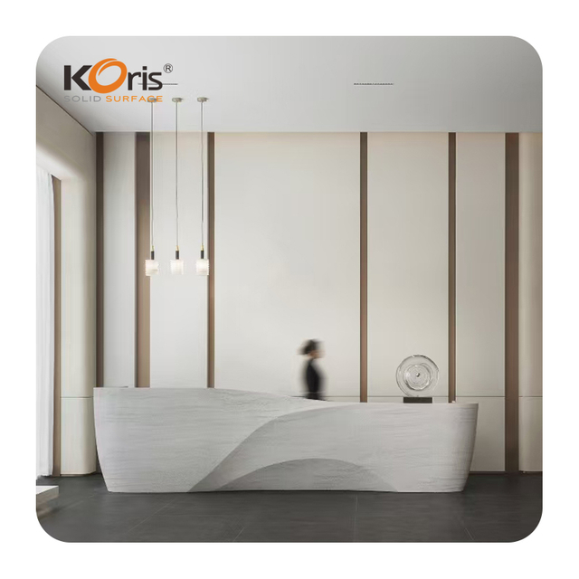 LG Acrylic Solid Surface 12mm 100% Pure Acrylic Artificial Marble Big Slab Solid Surface Sheets For Receptions Counters