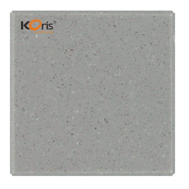 Sanded Grey Acrylic Solid Surface for Kitchen Countertops And Bathroom Vanity Countertops