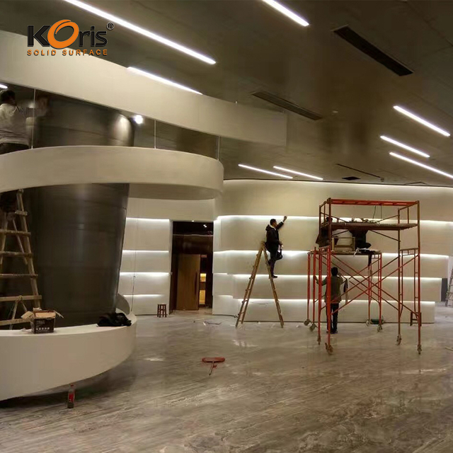 Pure White Acrylic Solid Surface Thermoforming Solid Surface